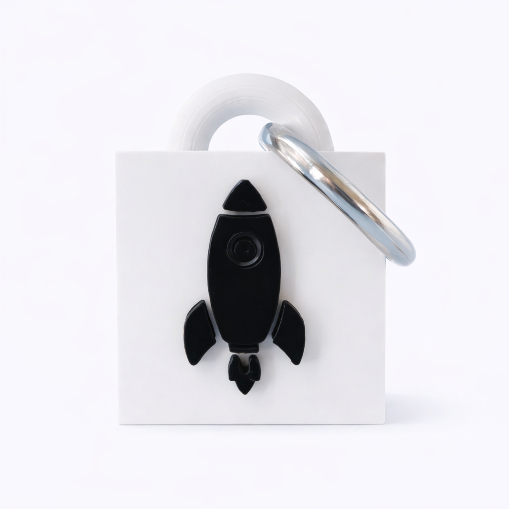Blast Off Keychain