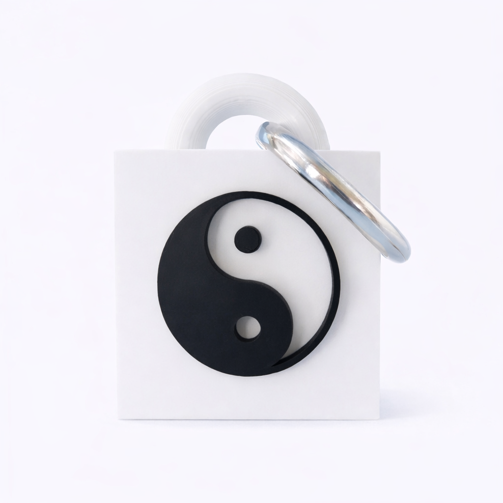 Yin & Yang Keychain