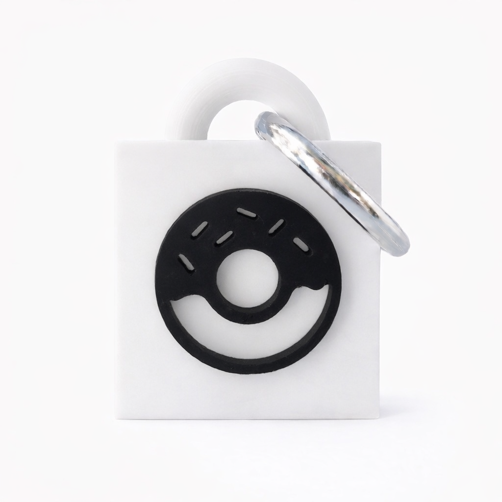 Donut Worry Keychain