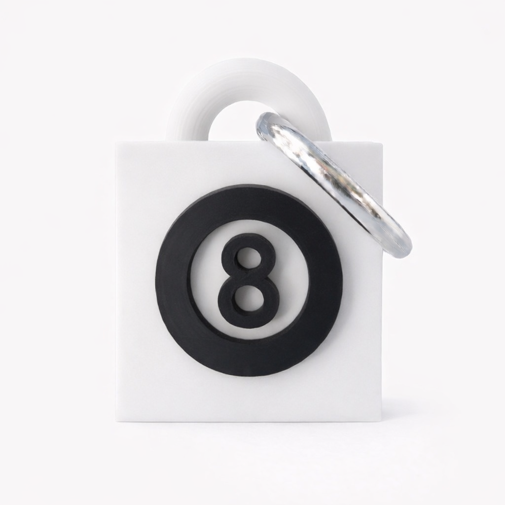 Lucky 8 Keychain