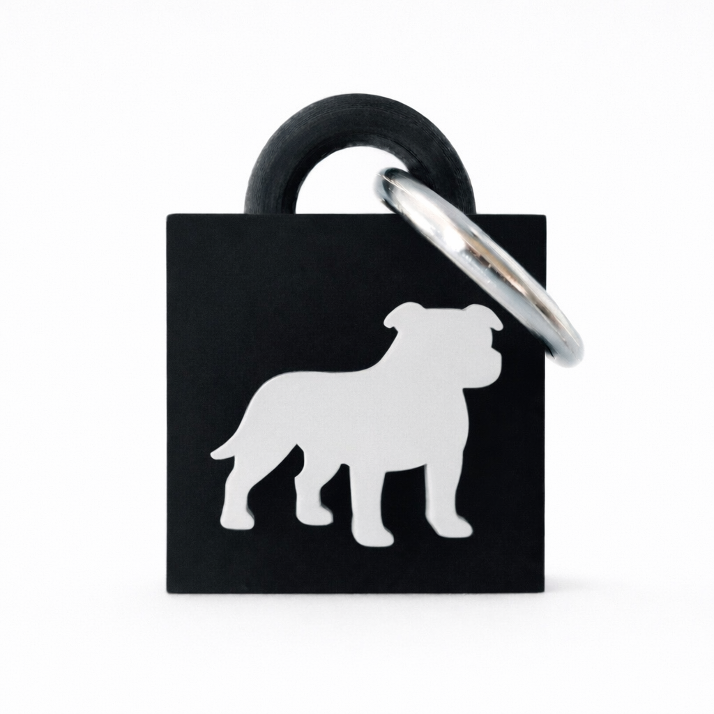 Staffy Keychain