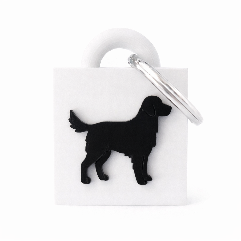 Golden Retriever Keychain