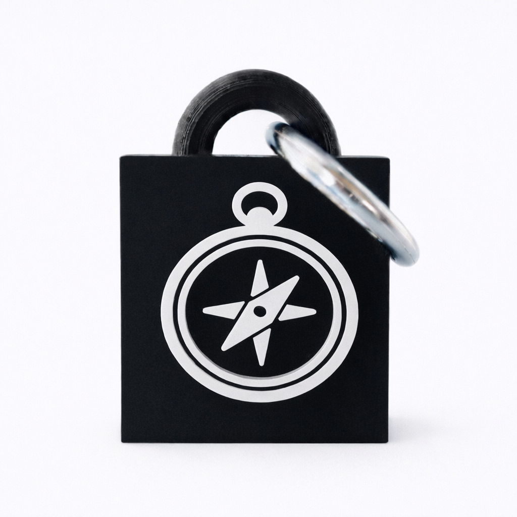 True North Keychain