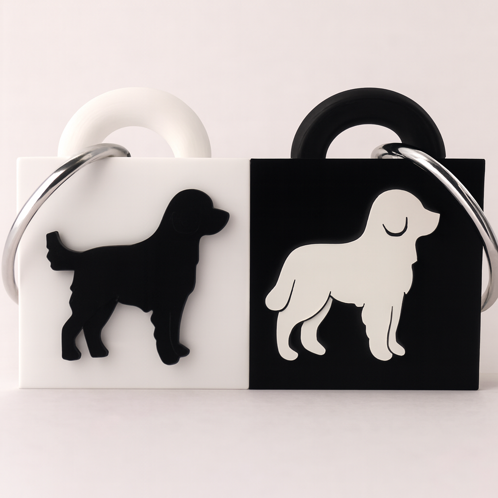 Golden Retriever Keychain