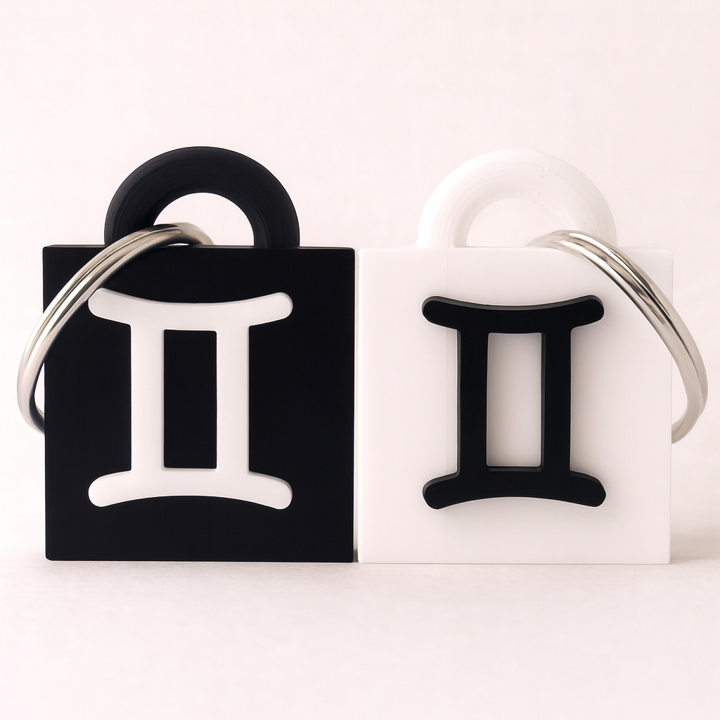 Gemini Keychain