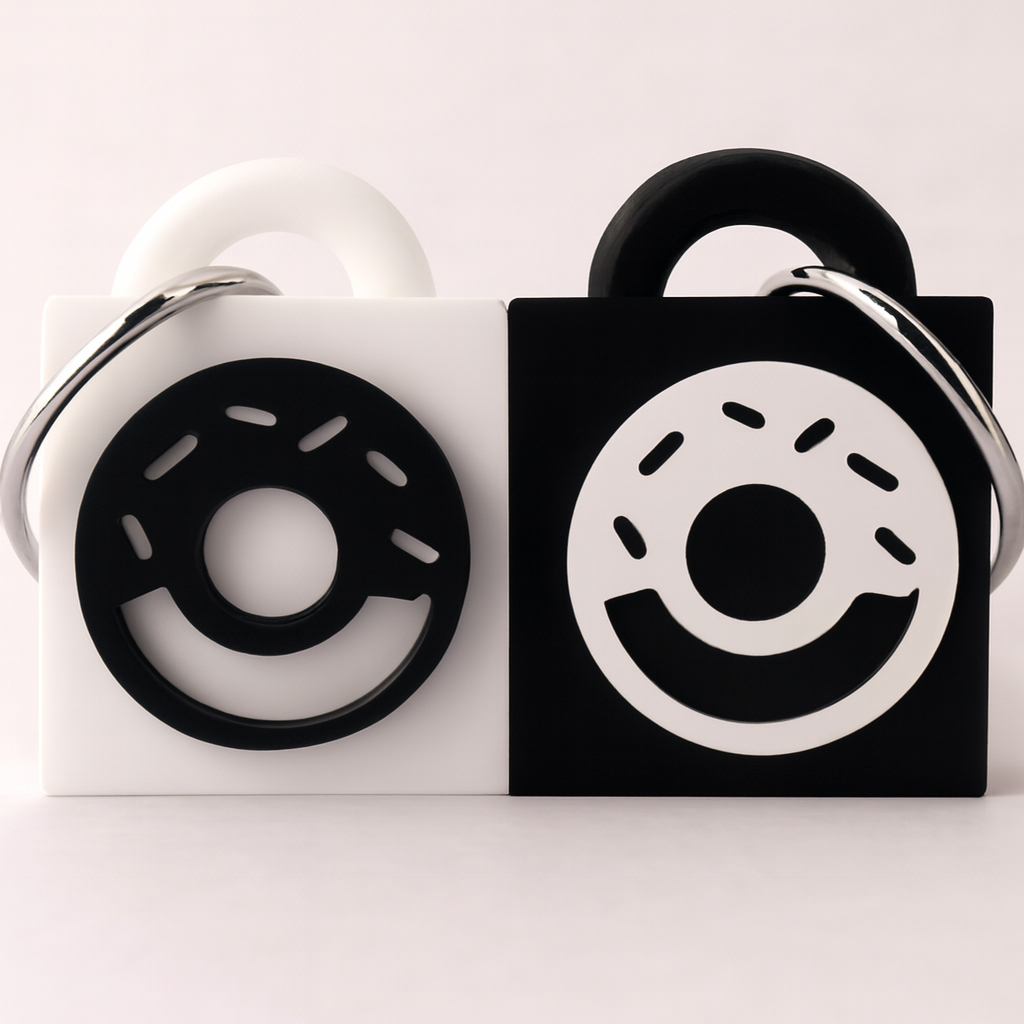 Donut Worry Keychain