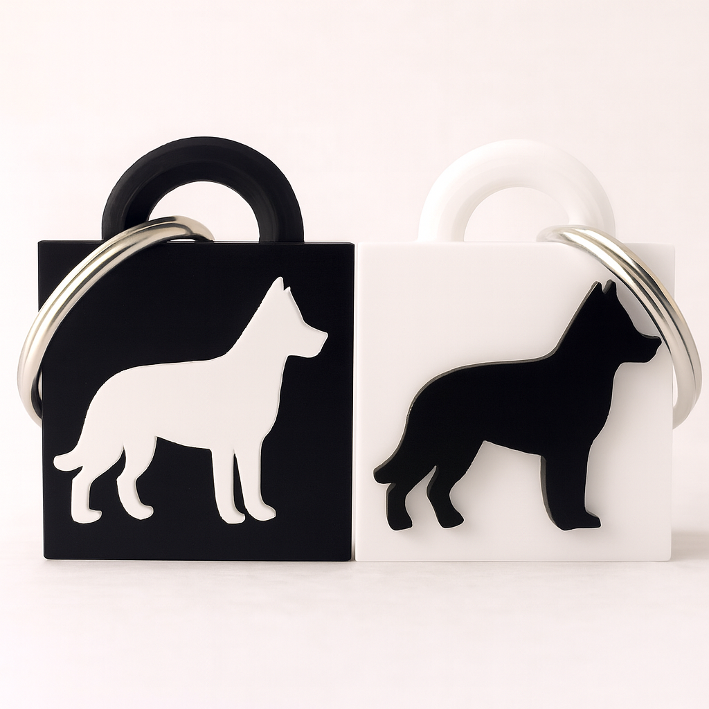 German Shepherd Keychain