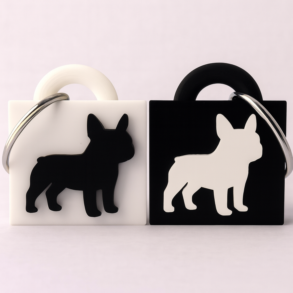French Bulldog Keychain